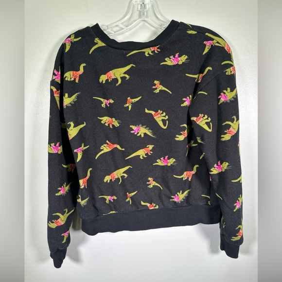 ModCloth Dino-Mite Holiday Sweatshirt Women's‎ Size Medium - Picture 2 of 6
